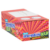 Mentos Sour Gum Strawberry Flavour 10x30g Box